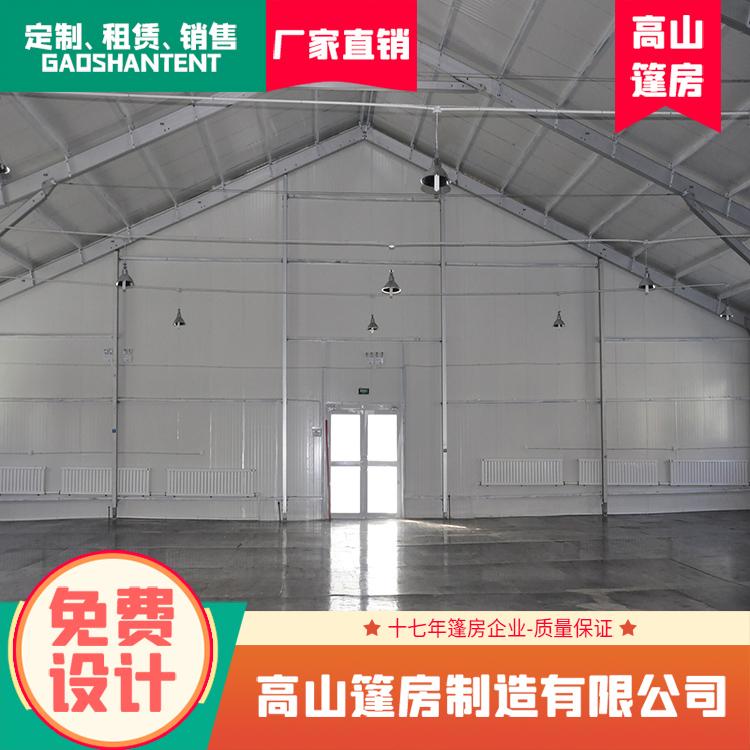 仓储篷房 砂石煤矿封闭仓储 跨度3-70米 环保零污染 厂家搭建 欢迎咨询