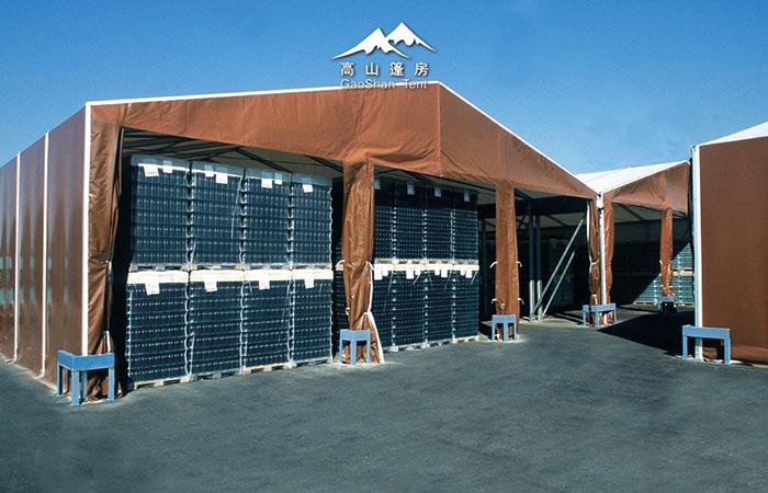 大型仓储篷房搭建 环保篷房 跨度大 搭建快 可移动