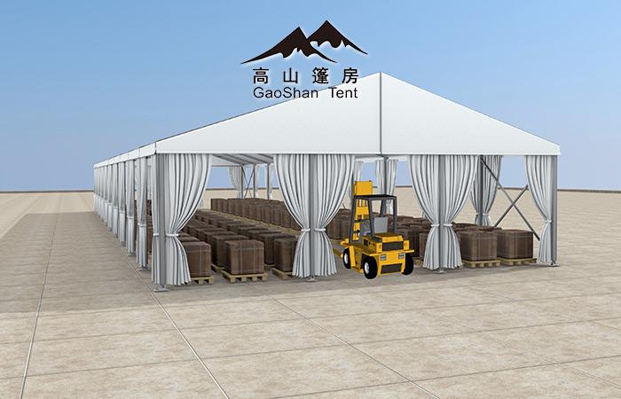 环保篷房 铝合金篷房 宽度可达70米 pvc篷布防火阻燃 搭建速度快 可移动