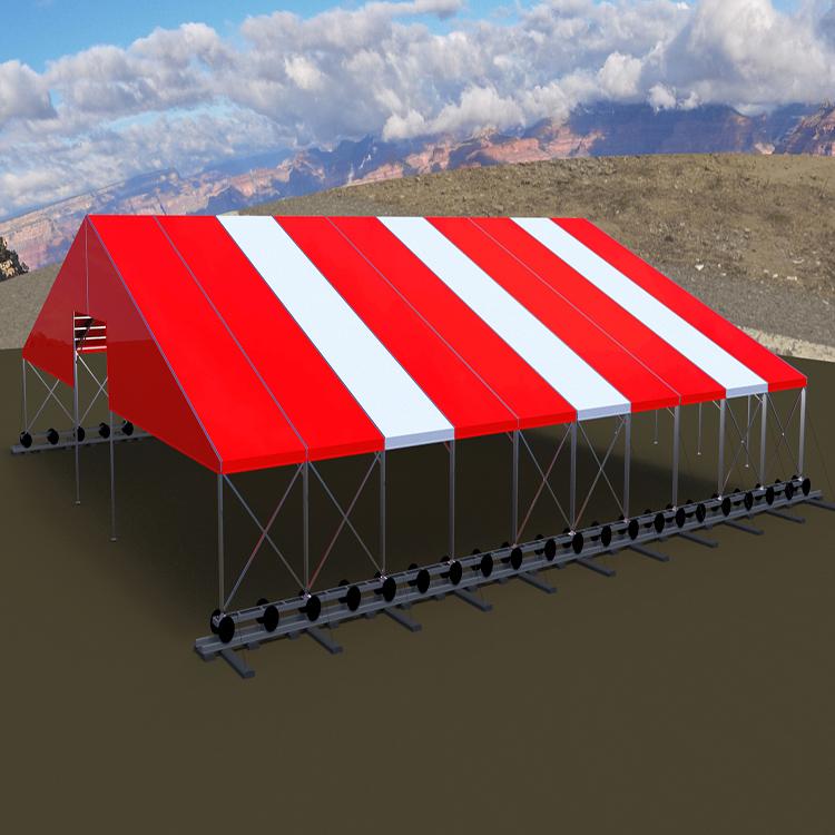 大型仓储篷房，移动轨道矿山蓬房，高山篷房厂家