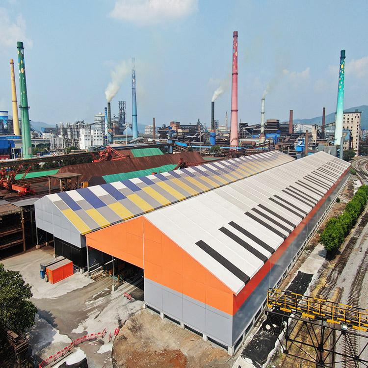 环保煤场篷房，大型储煤棚全封闭设计，高山篷房厂家