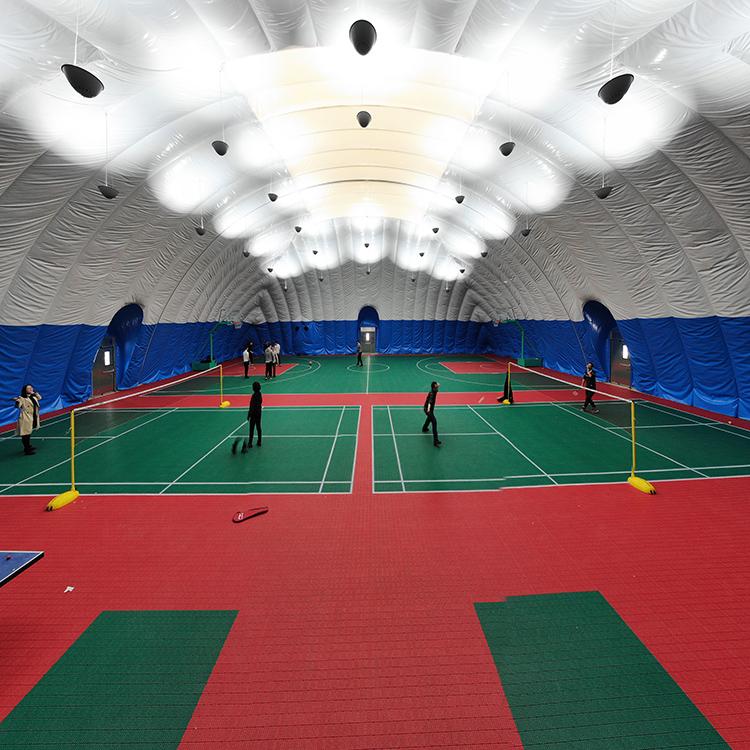 气膜结构体育馆厂家，气膜羽毛球篮球馆工程设计安装