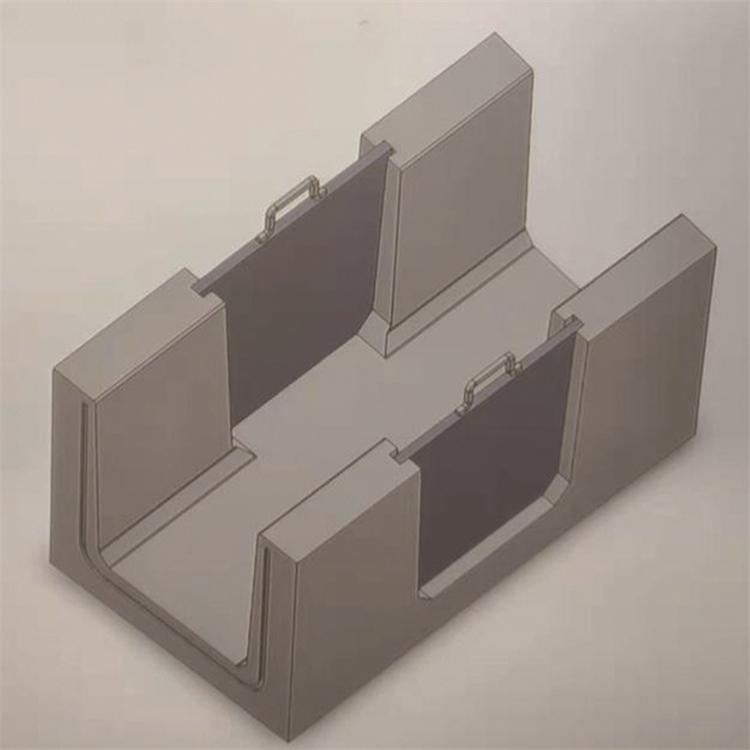 600cmX600cmX2000cm水泥制品矩形槽 通化U型槽批发 水泥工程排水渠槽