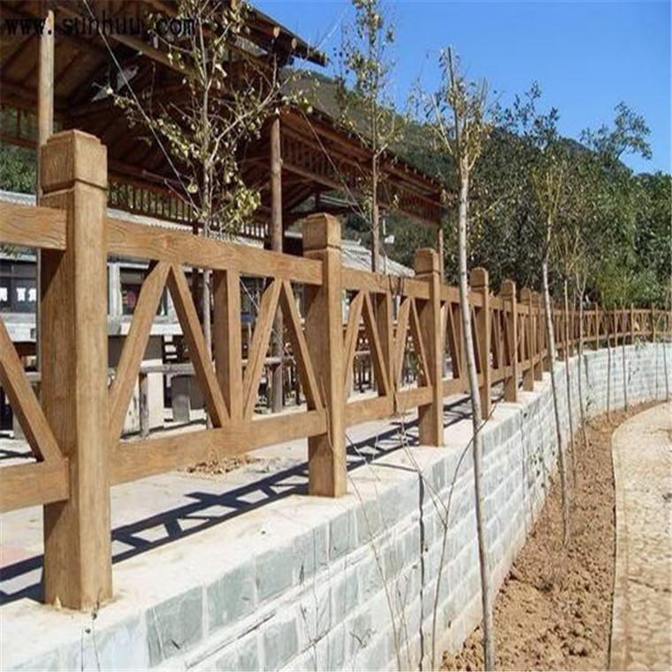 围栏，护栏，扶手，水车，水车景观，沈阳水车，仿木围栏，仿木护栏