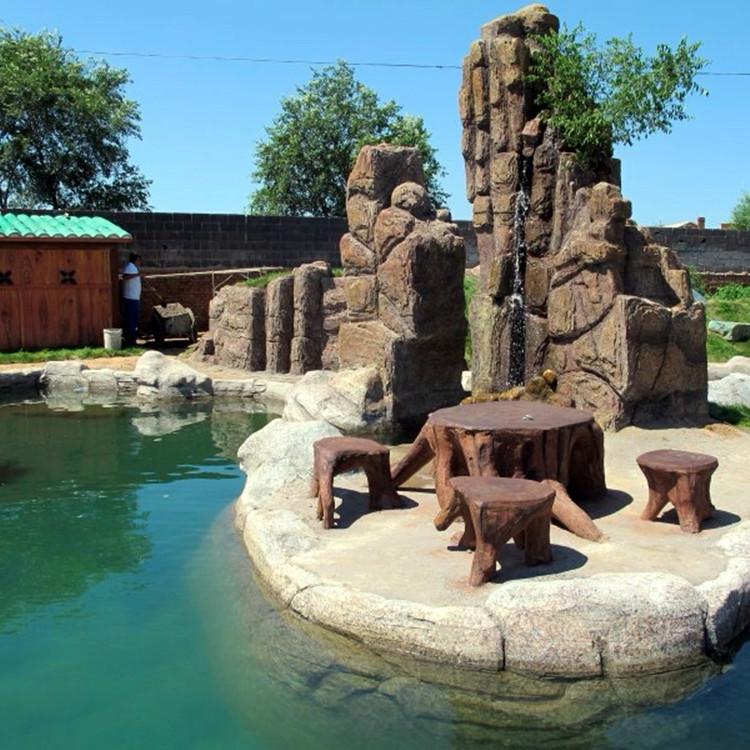 仿真假山施工 仿生石景观免费设计