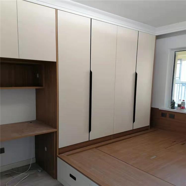 榻榻米定制 多层实木 整体家居衣帽间 小空间大利用 免费量房设计 阳台柜 洗衣机柜
