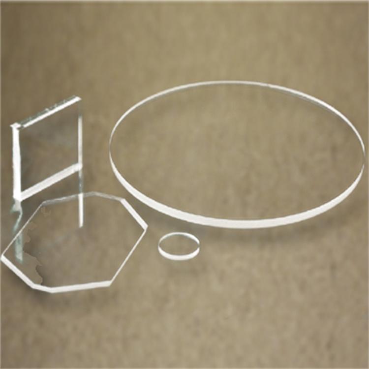 石英玻璃片 磨砂抛光多种规格  透明观察窗光学片打孔定制