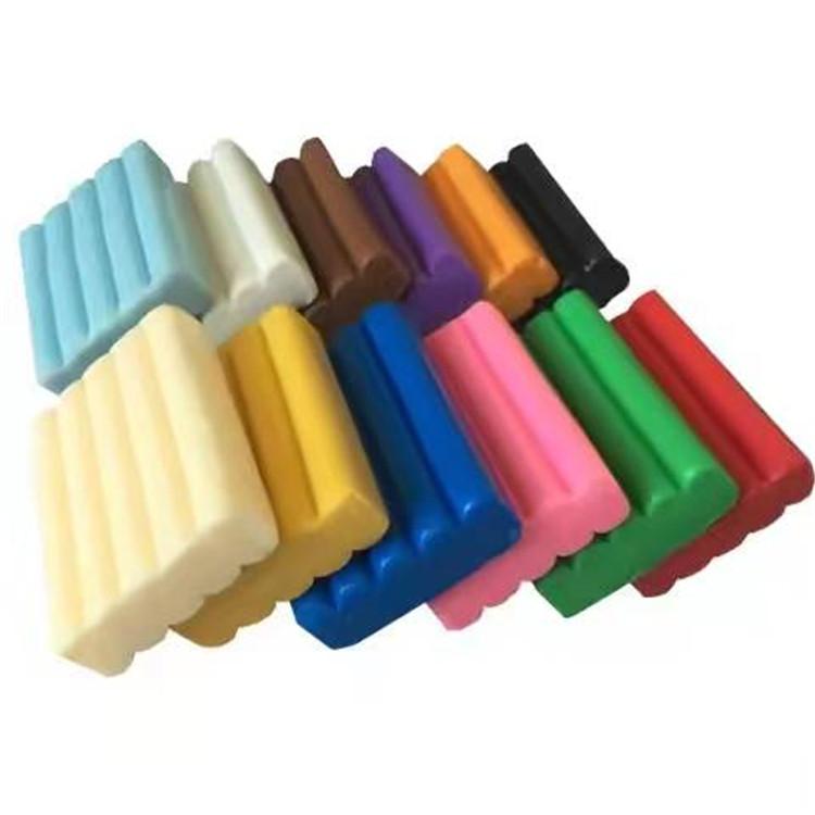 软陶泥 12/24色吸塑对折盒彩泥橡皮泥太空泥套装diy玩具