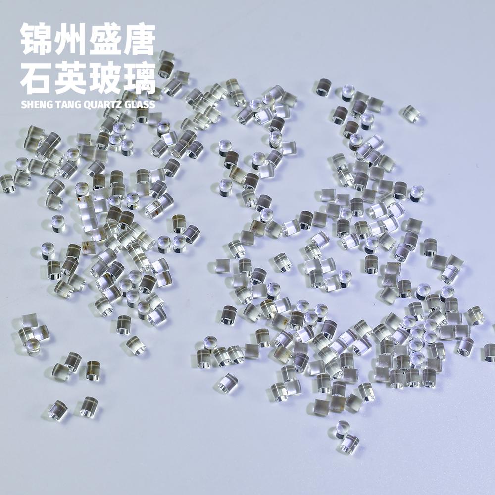 石英珠 高透光 高品质 石英棒切头 抛光 石英粒 定制各种尺寸 石英玻璃 价格低 源头厂家