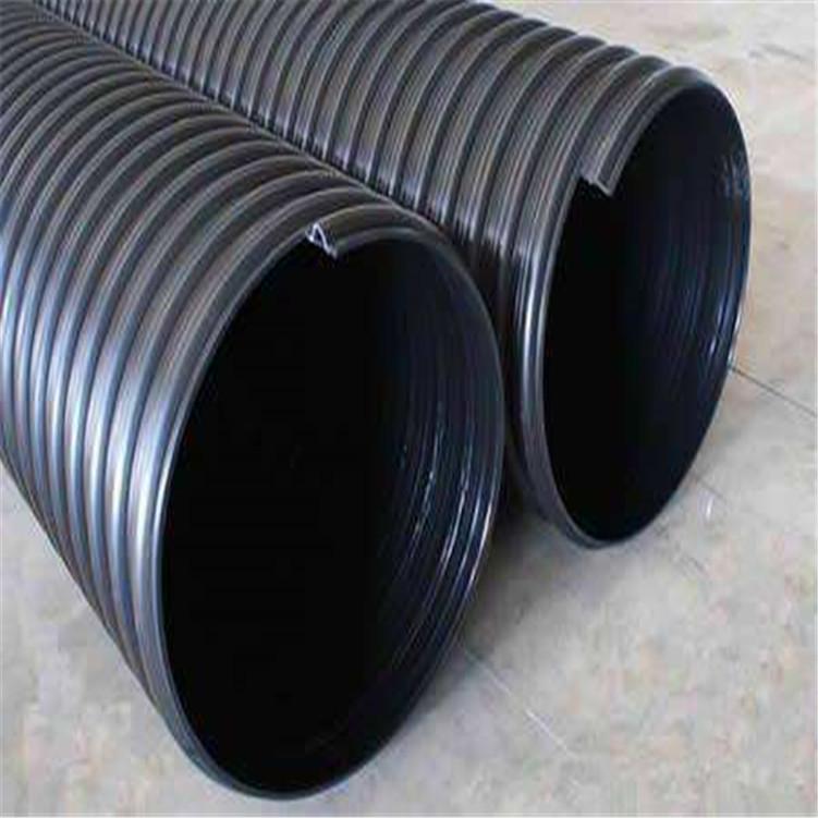 HDPE双壁波纹管 pe钢带波纹管