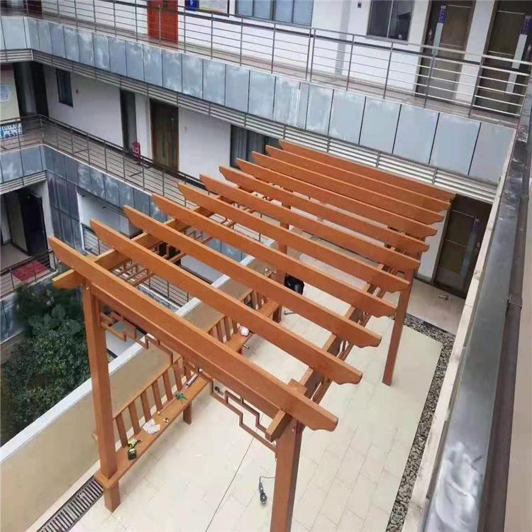 仿木葡萄架 坚固耐用设计 植物攀爬架抗虫蛀耐腐蚀 琅顿金属