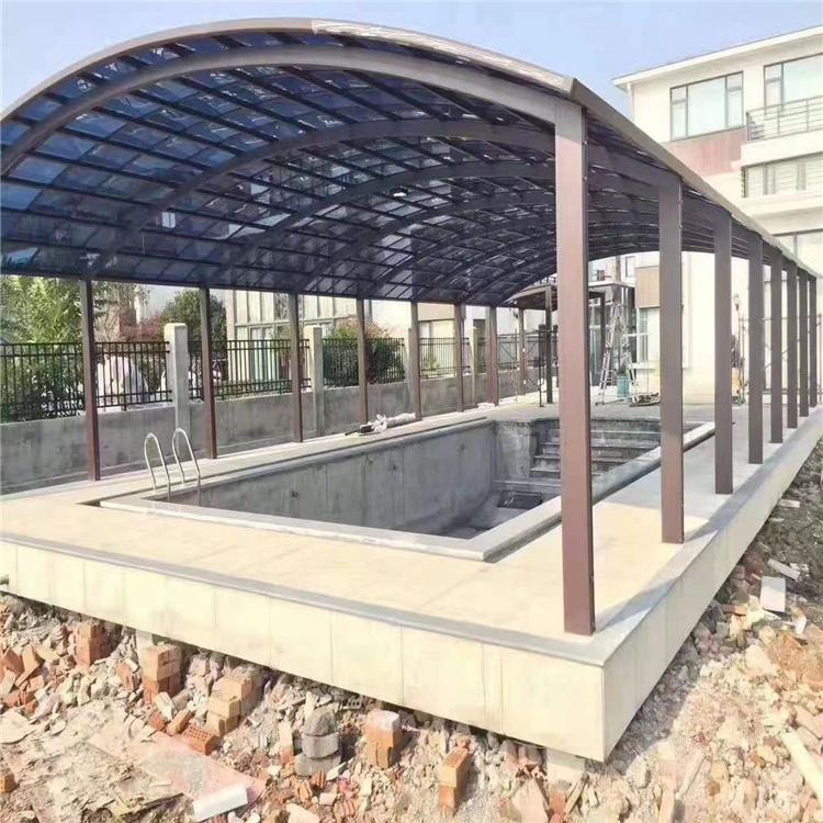 篷程充电桩雨棚 定制膜结构车棚 安装方便 琅顿金属