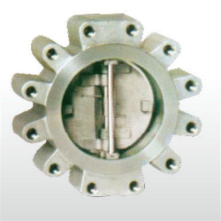 对夹旋启止回阀 法兰铜阀门止回阀 法兰消声止回阀