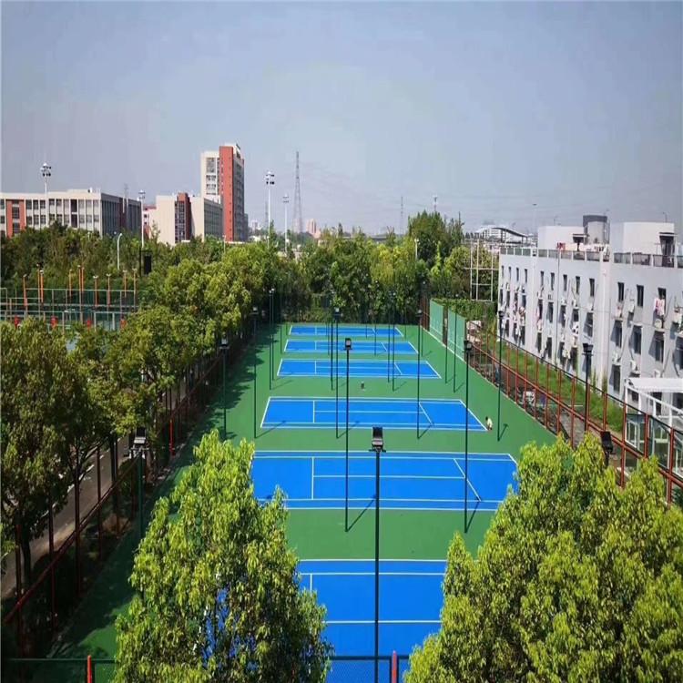 防滑耐磨塑胶篮球场 可专业设计定制