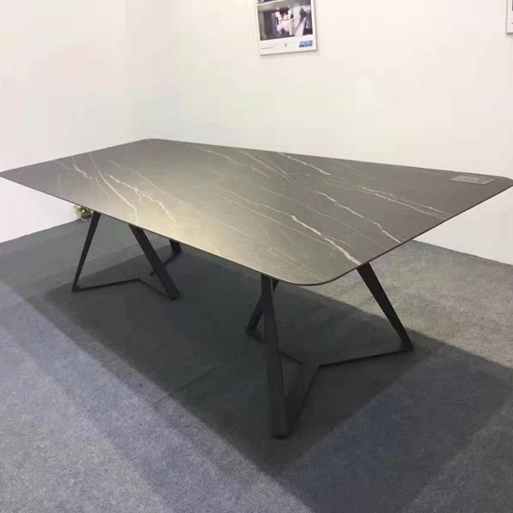 沈阳台面岩板定制 定制桌面岩板 定制岩板会议桌 高端品质 厂家直销