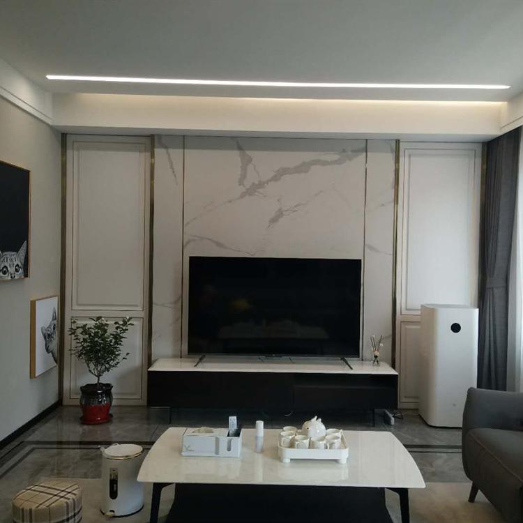 沈阳岩板定制 岩板背景墙 新型背景墙 电视墙背景墙大全