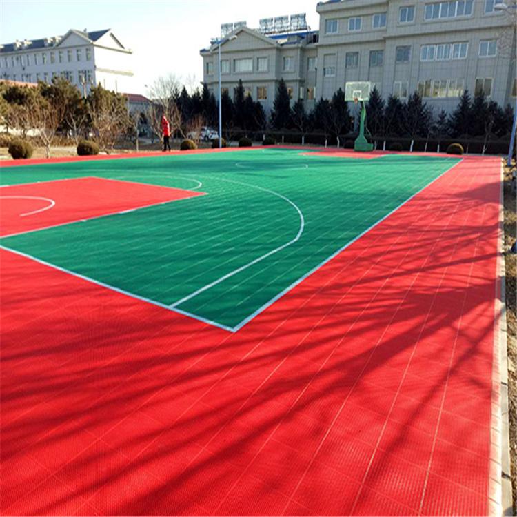 幼儿园室外悬浮地板篮球场悬浮拼装地板操场羽毛球场运动地板
