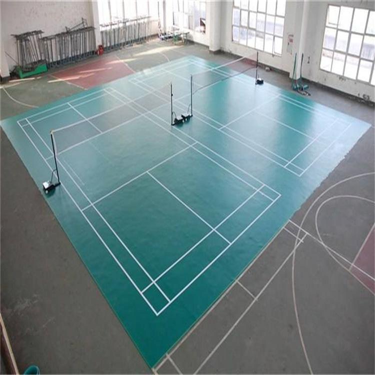 PVC地胶 室内篮球羽毛球场乒乓球馆防滑耐磨 篮球馆塑胶运动地板 