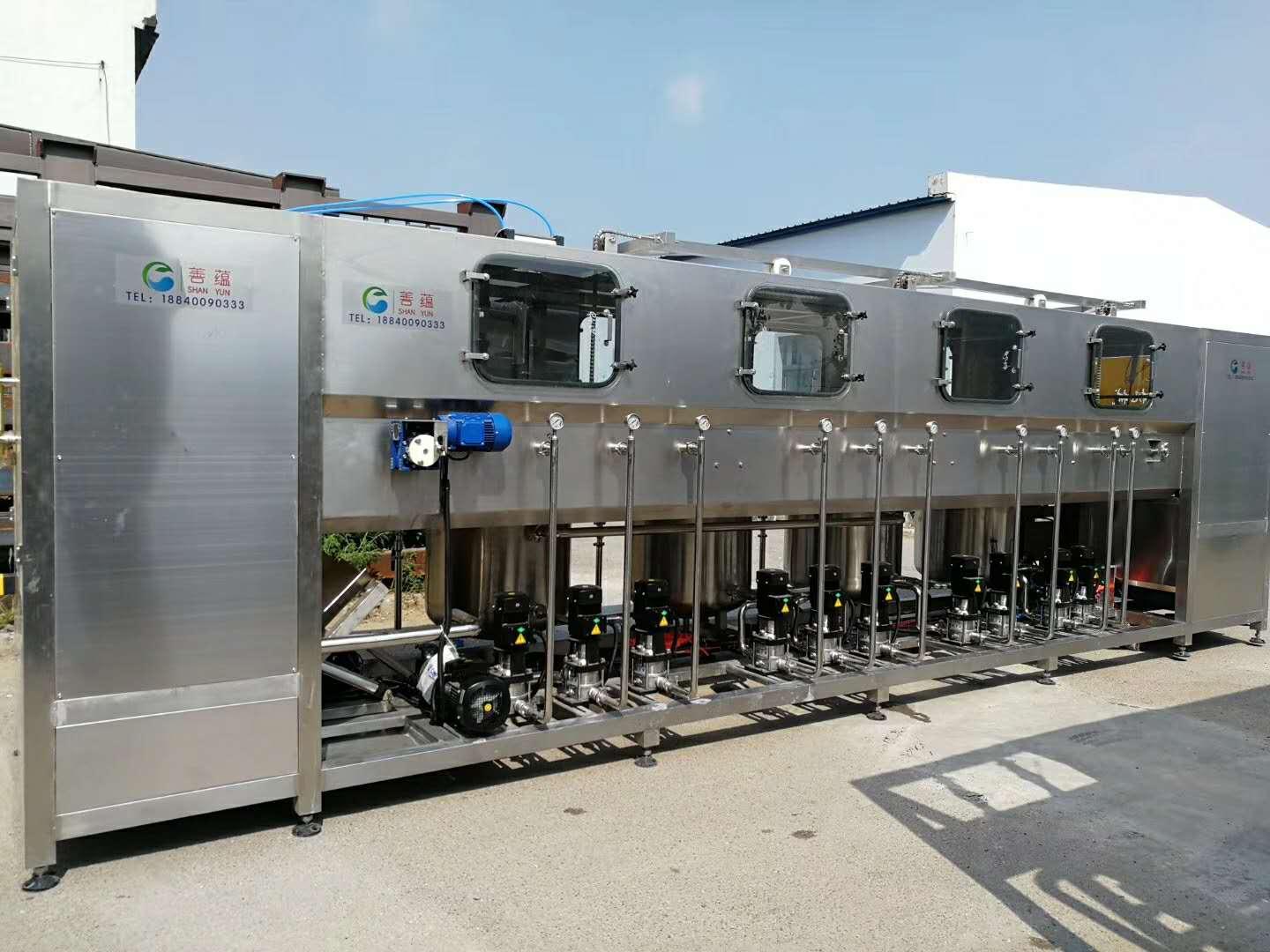 大桶纯净水生产线装量不准或不出料的起因