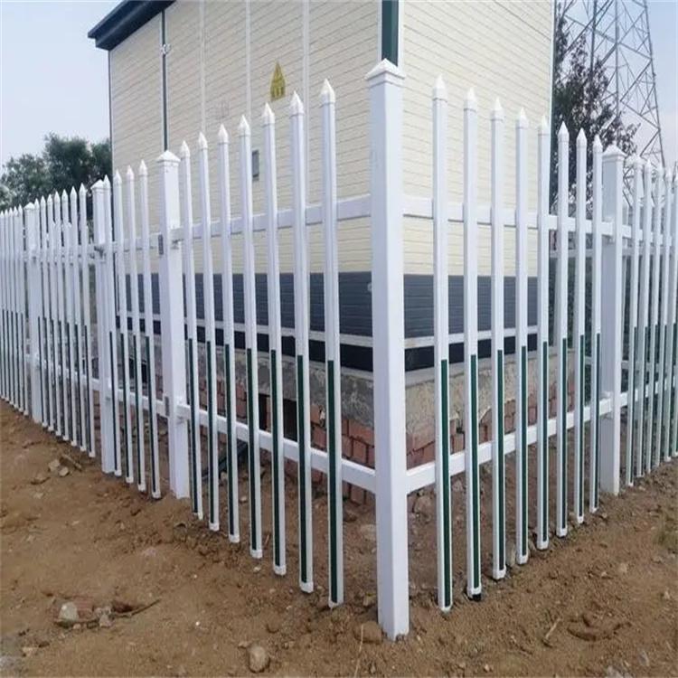 pvc护栏 加工定制PVC草坪花坛护栏 塑钢绿化带围栏 