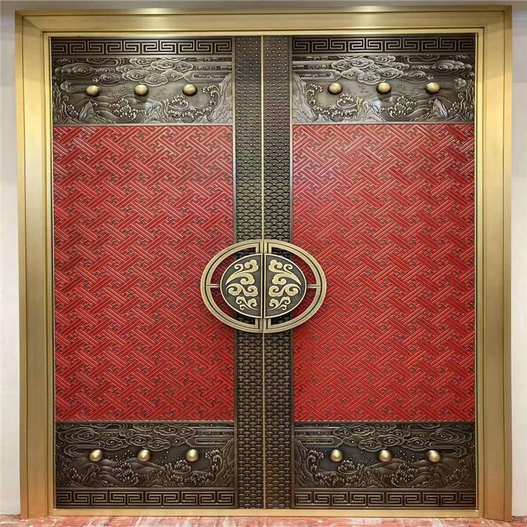 高端别墅大门 防盗门家用铸铝 入户门定制沈阳