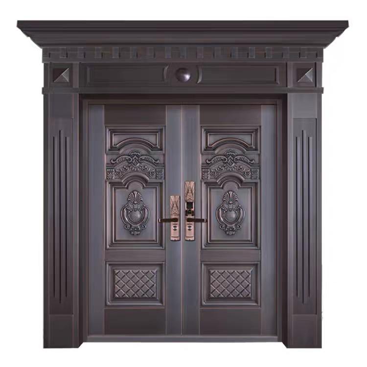 沈阳铜门厂家 真铜门铜门定制 高端别墅大门 纯铜门 沈阳铜门价格