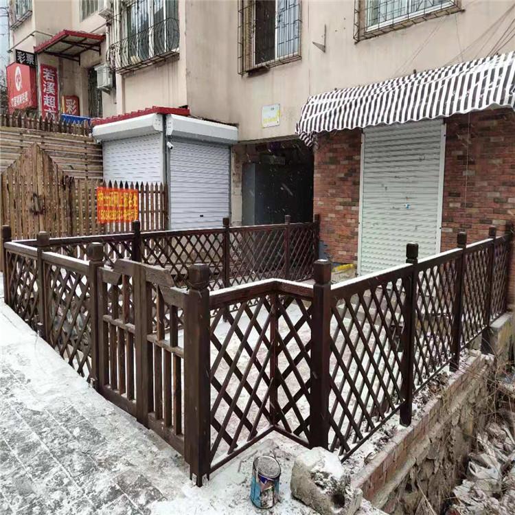 防腐木围栏 本溪防腐木围栏批发 本溪碳化木围栏 木质围栏批发