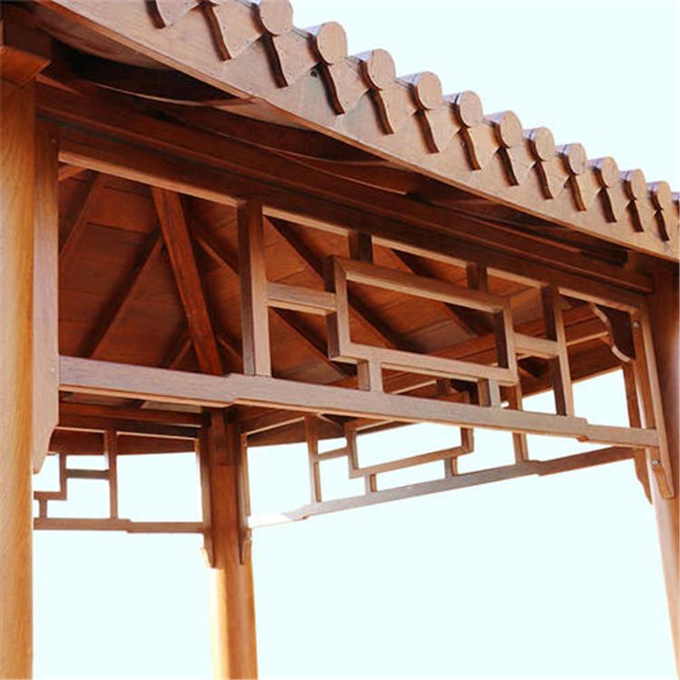 彰武碳化木凉亭 御景轩碳化木仿古凉亭