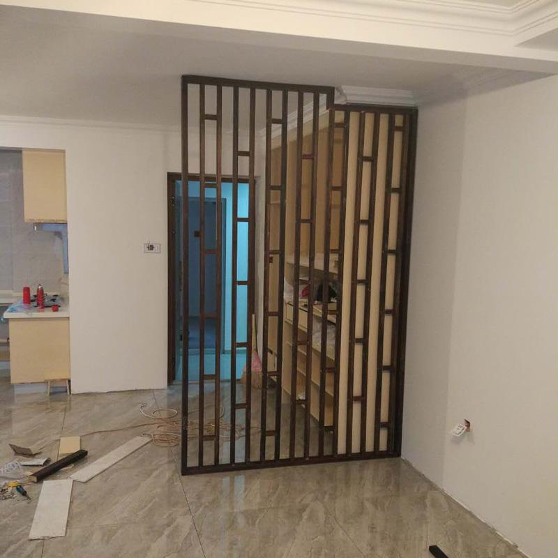 碳化木中式屏风 鞍山防腐木中式屏风