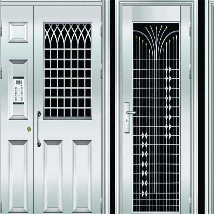 不锈钢楼宇门 小区楼道门 盛京坤泰 质量上乘