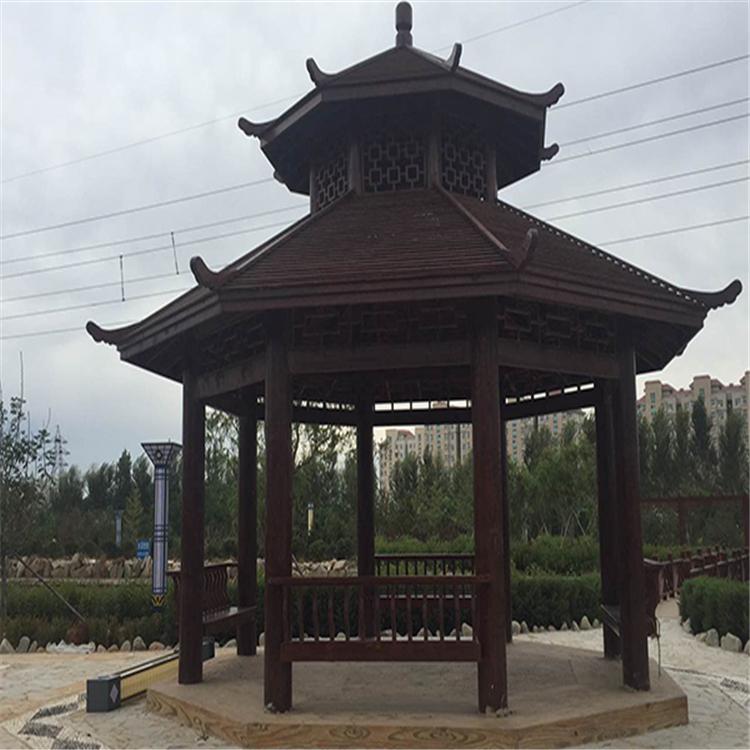 沈阳防腐木凉亭 碳化木凉亭 仿古木凉亭定制定做厂家