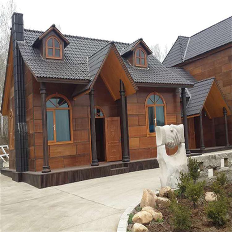 沈阳防腐木屋 别墅景观木屋 全屋定制厂家