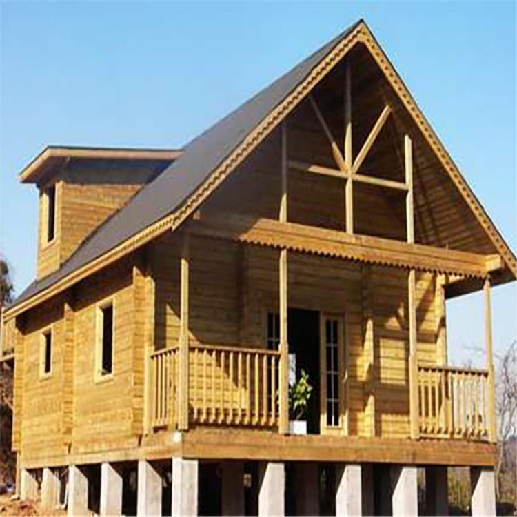 吉林长春 防腐木屋 景观防腐木工程 定制厂家