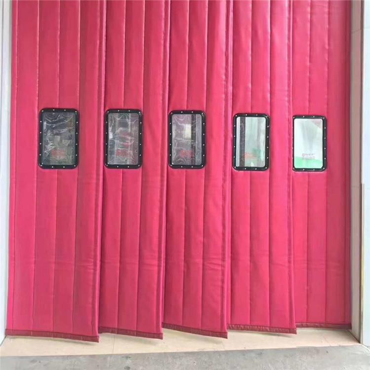 沈阳保暖棉门帘 保温防风牛津布棉门帘 挡风棉门帘 免费上门测量安装