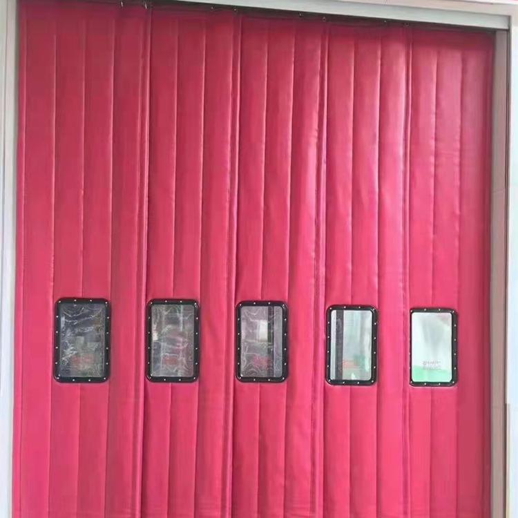 沈阳棉门帘 牛津布防风棉门帘 量大优惠免费上门量尺