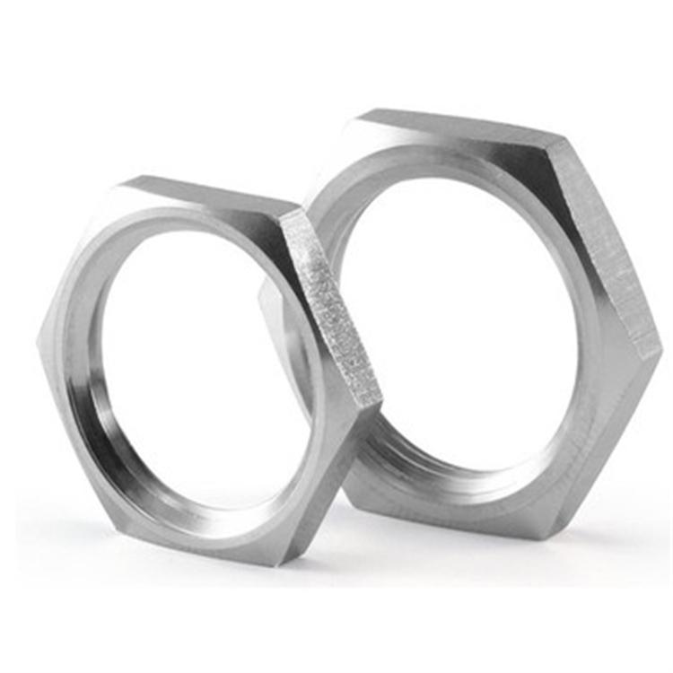 不锈钢六角螺母 201/304加长加厚螺母 国标镀锌六角螺母