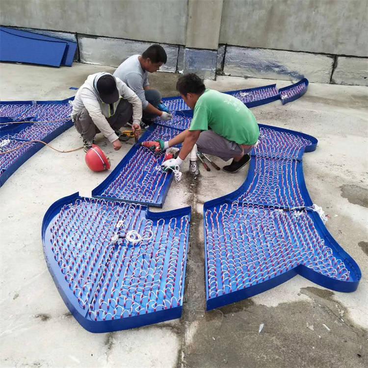 大型宣传楼顶字设计 楼顶发光大字价格 楼顶大字工程