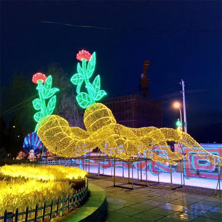 节日景观造型 大型节日彩灯 定制春节大型彩灯节日灯会灯展设计 承接景观亮化工程