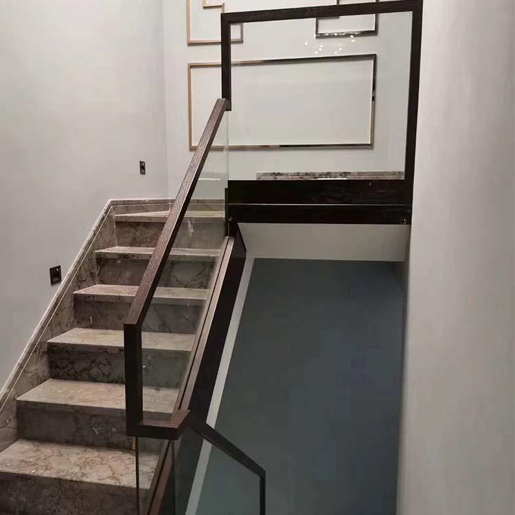 沈阳玻璃楼梯扶手多色可选 楼梯扶手厂家 可按需定制 高端楼梯定制