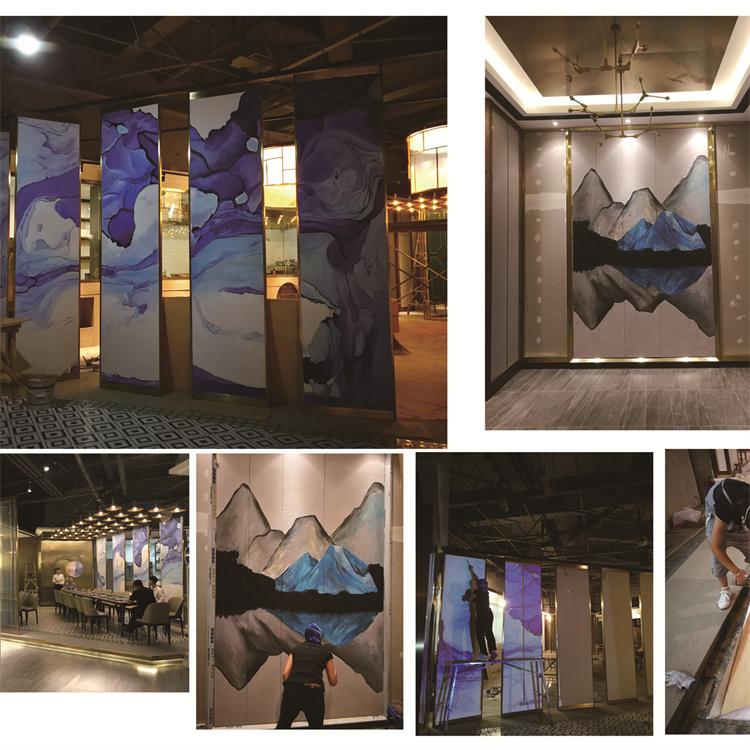 复古工业风咖啡厅墙体彩绘 穿越蒸汽朋克时代