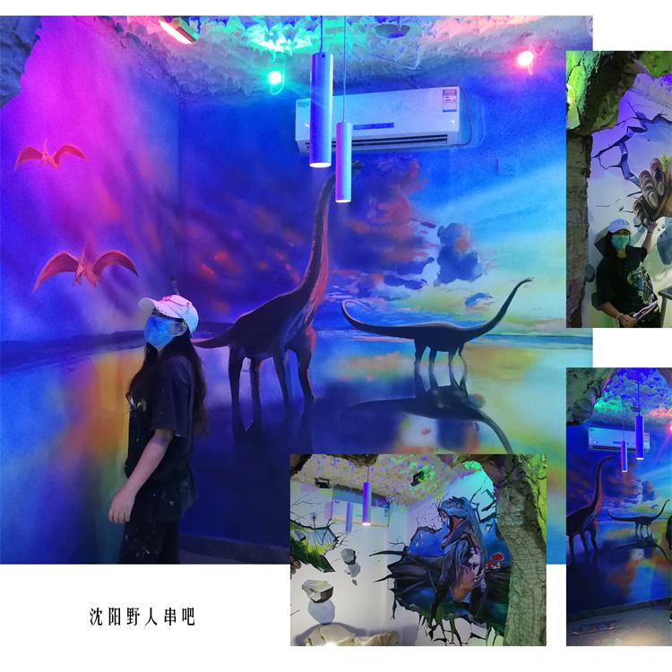 食堂餐饮店墙面墙绘定制 这种环境下 ,饭更香了 苍海墙绘