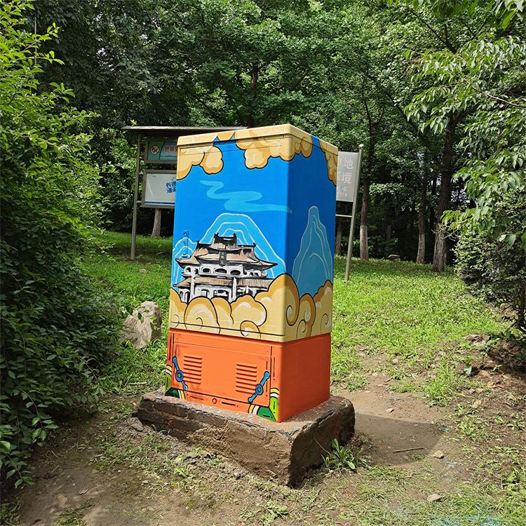 配电箱墙体彩绘 室外装饰涂鸦 可设计样式 苍海墙绘