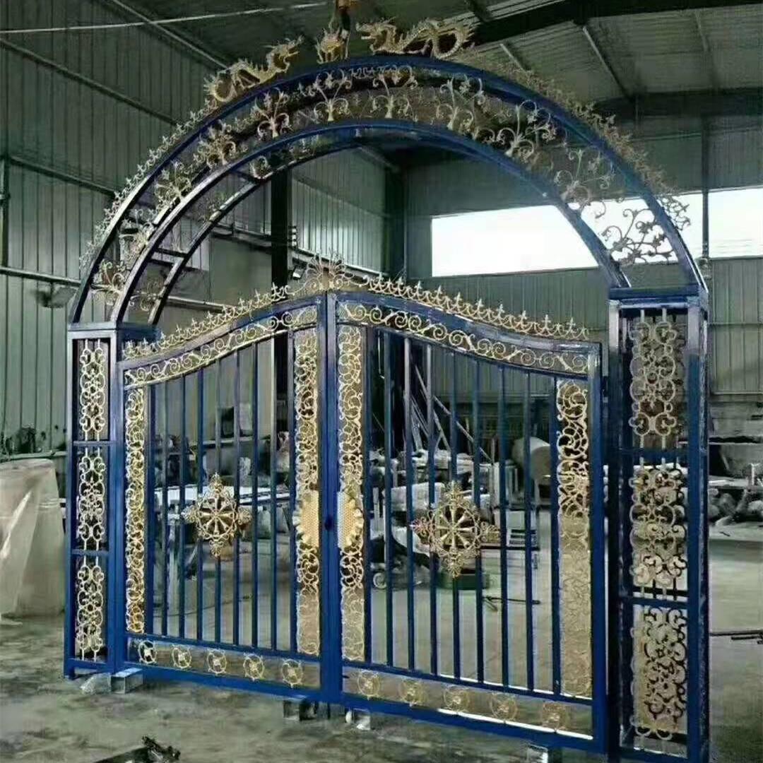 沈阳铁艺大门  铁艺大门厂家 铁艺围栏定制