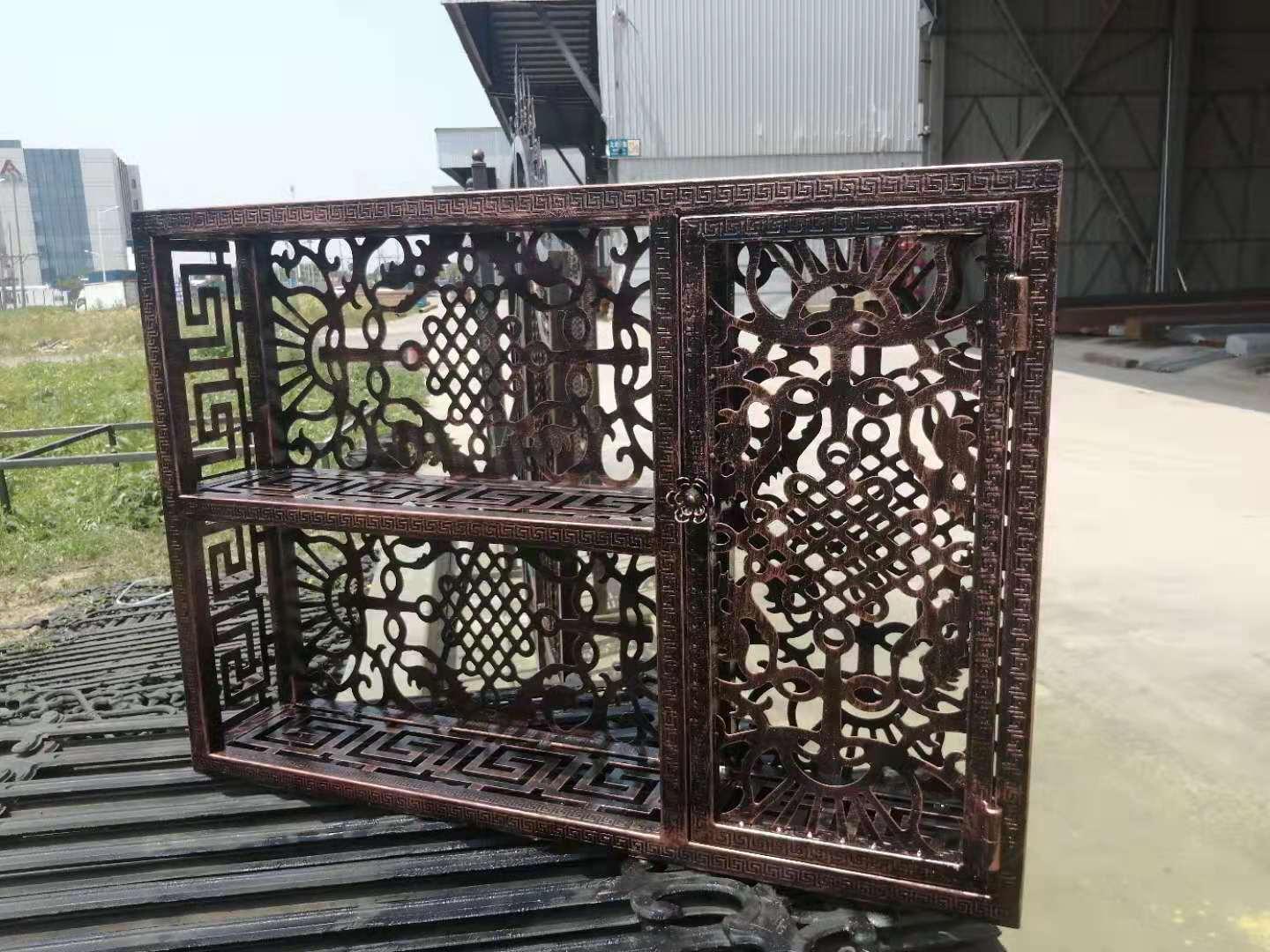 定制艺术书柜 高端铁艺制品