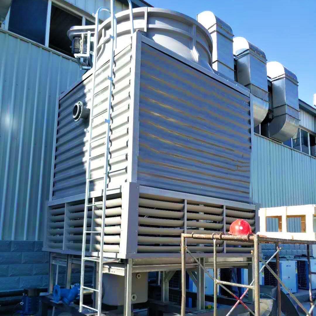 玻璃钢冷却塔 低噪音方形横流式玻璃钢冷却塔