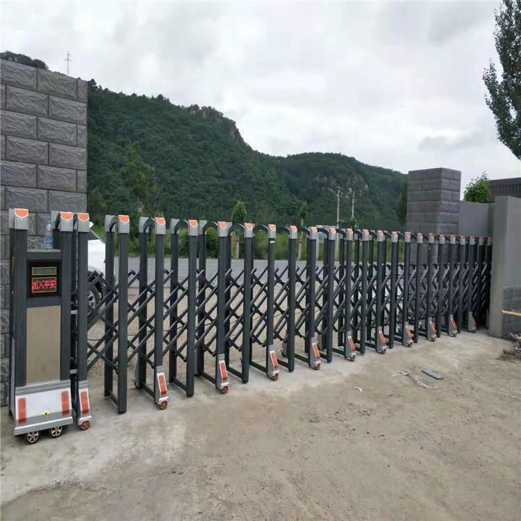 伸缩门订做 沈阳电动伸缩门厂家定做上门安装