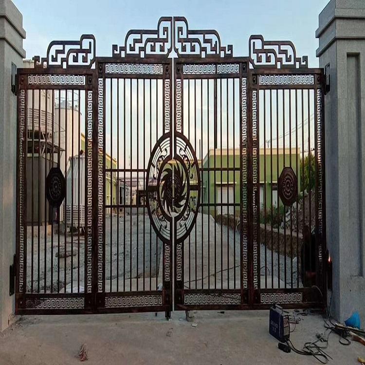 沈阳铁艺大门 厂家定制安装 沈阳铁艺大门安装