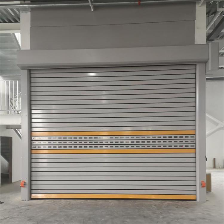 沈阳快速卷帘门厂家  仓库停车场铝合金轴驱硬质快速门定制厂家