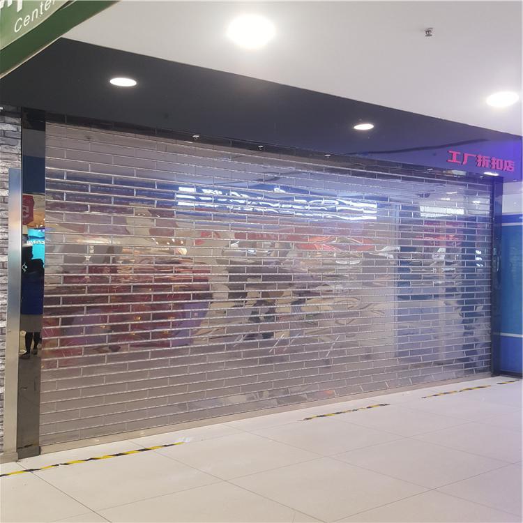 白钢水晶卷帘门   沈阳卷帘门厂家   商场商铺水晶卷帘门定制价格