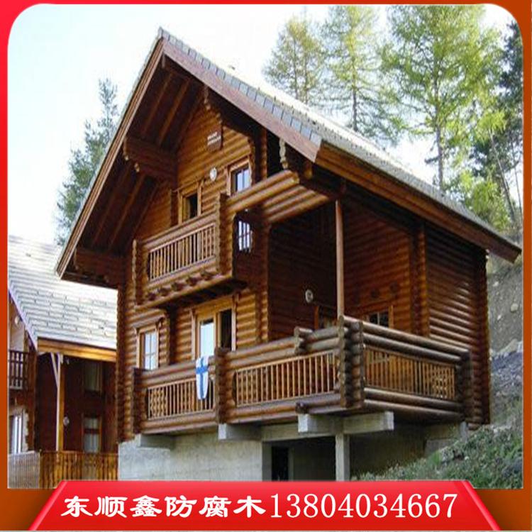 沈阳别墅景观防腐木屋 定制厂家